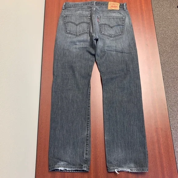 Vintage Men's 501 Gray Levi's High Rise Mom Jeans Boyfriend